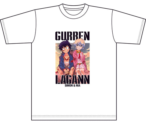 『天元突破グレンラガン』ビッグシルエットTシャツ/シモン&ニア